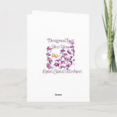 Dank het u-Voedsel was Groot, het Goddelijke Bedankkaart (Achterkant)