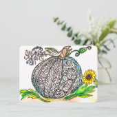 Dank in Alles Feestdagenkaart (Staand voorkant)