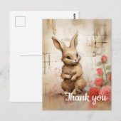 Dank je 11 briefkaart (Voorkant / Achterkant)