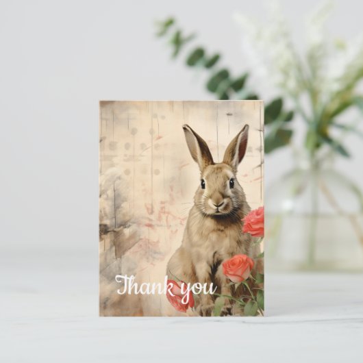 Dank je 12 briefkaart (Staand voorkant)