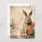 Dank je 12 briefkaart (Voorkant / Achterkant)