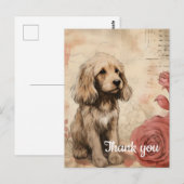 Dank je 16 briefkaart (Voorkant / Achterkant)