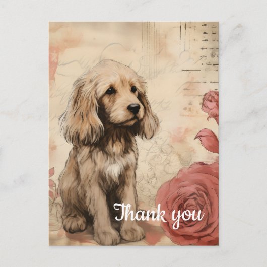 Dank je 16 briefkaart (Voorkant)