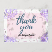 dank je 2 briefkaart (Voorkant)