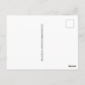 Dank Je 35 Nummer Patroon Turkoois/Wit Briefkaart (Achterkant)