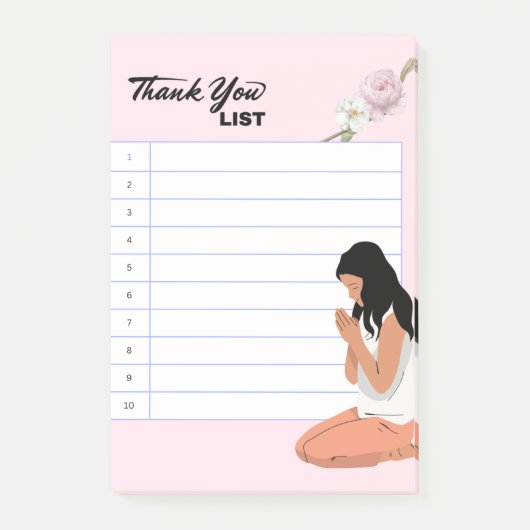 DANK JE AANBIEDING POST-IT® NOTES (Voorkant)