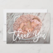 Dank je | Aankondiging van de geboorte van moderne (Voorkant)