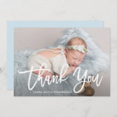 Dank je | Aankondiging van de geboorte van moderne (Voorkant / Achterkant)