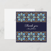Dank je aanpasbare blauwe Azulejos (Voorkant / Achterkant)