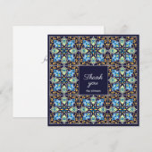 Dank je aanpasbare blauwe Azulejos (Voorkant / Achterkant)