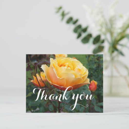 Dank je About Face Rose #2 briefkaart (Staand voorkant)