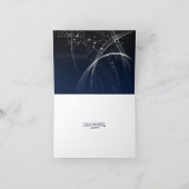 Dank je abstracte ster bedankkaart (Binnen)