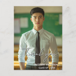 Dank je afstudeertraditie foto 4 ansichtkaart briefkaart