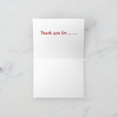 Dank je, Angel Bedankkaart (Binnen)