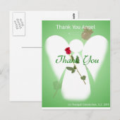 Dank je Angel Briefkaart (Voorkant / Achterkant)