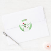 Dank je Angel Ronde Sticker (Envelop)