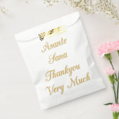 Dank je Asante Sana Bericht van waardering Bedankzakje (Gezegeld)