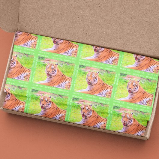 Dank je Aziatische Tijger Tissuepapier