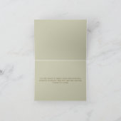  Dank je Baby Blue Teddy Bear Simple Cute Bedankkaart (Binnen)