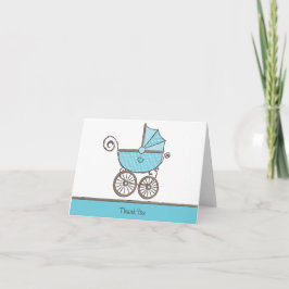 dank je - Baby Boy Bedankkaart