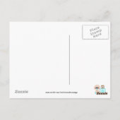 Dank je, baby boy briefkaart (Achterkant)