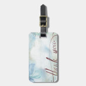 Dank je bagagelabel (Voorkant verticaal)