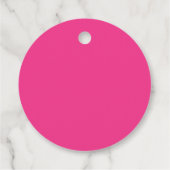 Dank Je Barbiecore Roze Bedankjes Labels (Achterkant)
