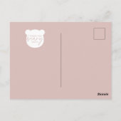 Dank Je Beary Veel Briefkaart (Achterkant)