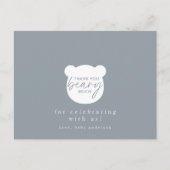 Dank je beary veel briefkaart (Voorkant)