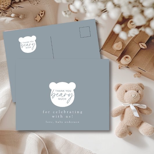 Dank je beary veel briefkaart