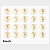 Dank je beary veel ronde sticker (Vel)