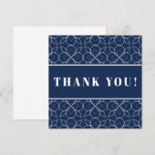 Dank je! bedankkaart (Voorkant / Achterkant)