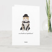 Dank je! bedankkaart (Achterkant)