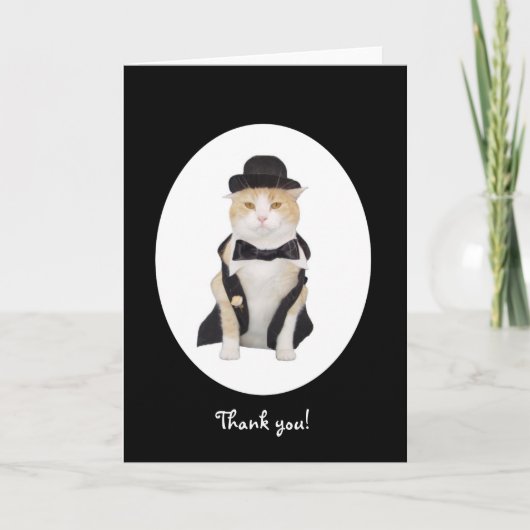 Dank je! bedankkaart (Voorkant)