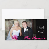 Dank je! bedankkaart (Voorkant / Achterkant)