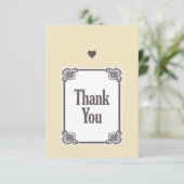 Dank je bedankkaart (Staand voorkant)