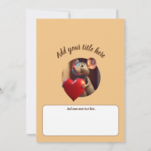 Dank je! bedankkaart (Achterkant)