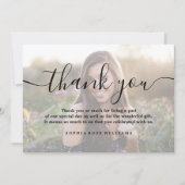 Dank je bedankt Persoonlijke foto verjaardag (Voorkant)