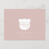 Dank je beertje heel erg briefkaart (Voorkant)