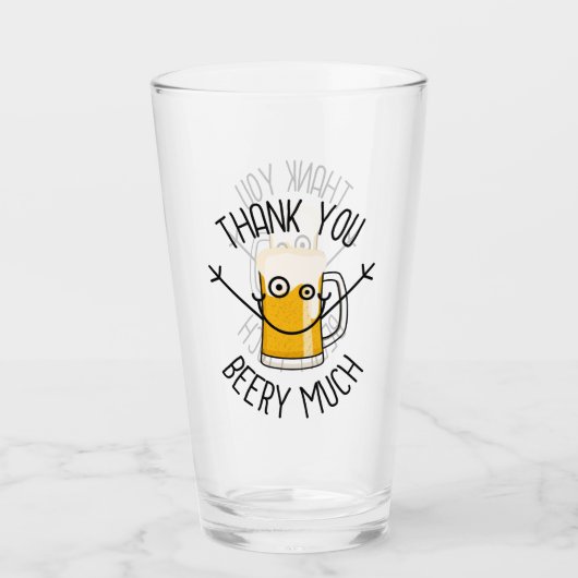 Dank Je Beery Veel - Domme Gezicht Glas (Voorkant)