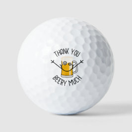 Dank Je Beery Veel - Domme Gezicht Golfballen