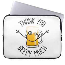 Dank Je Beery Veel - Domme Gezicht Laptop Sleeve