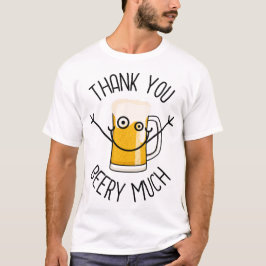 Dank Je Beery Veel - Domme Gezicht T-shirt