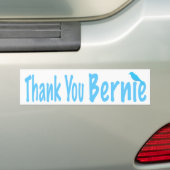 Dank je, Bernie Bumpersticker (Op auto)
