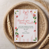 Dank je Berry Veel Aardbei Verjaardag Kaart