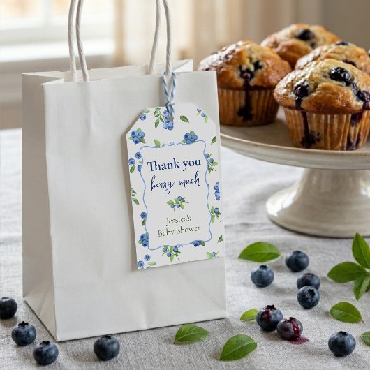 Dank je Berry Veel Cadeaulabel
