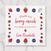 Dank Je Berry Veel Dank Je Bedankjes Labels (Achterkant)