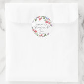 Dank je Berry Veel Douche Ronde Sticker (Tas)