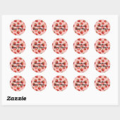 Dank je Berry veel Ronde Sticker (Vel)