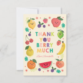 Dank Je Besje Veel, Eerst de Zoete Bes Bedankkaart